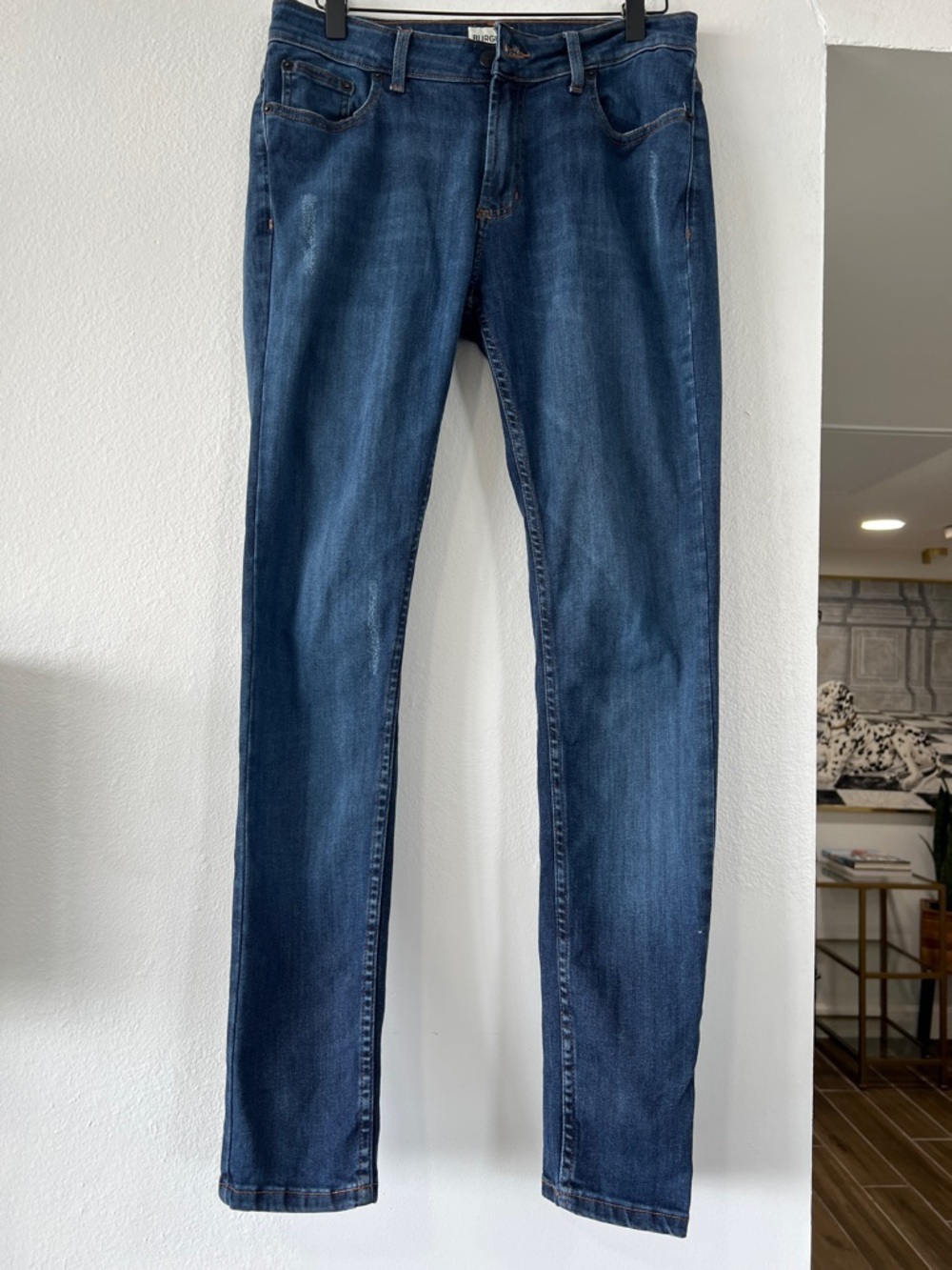 Burgues Dark Blue Slim Skinny fit Jeans
